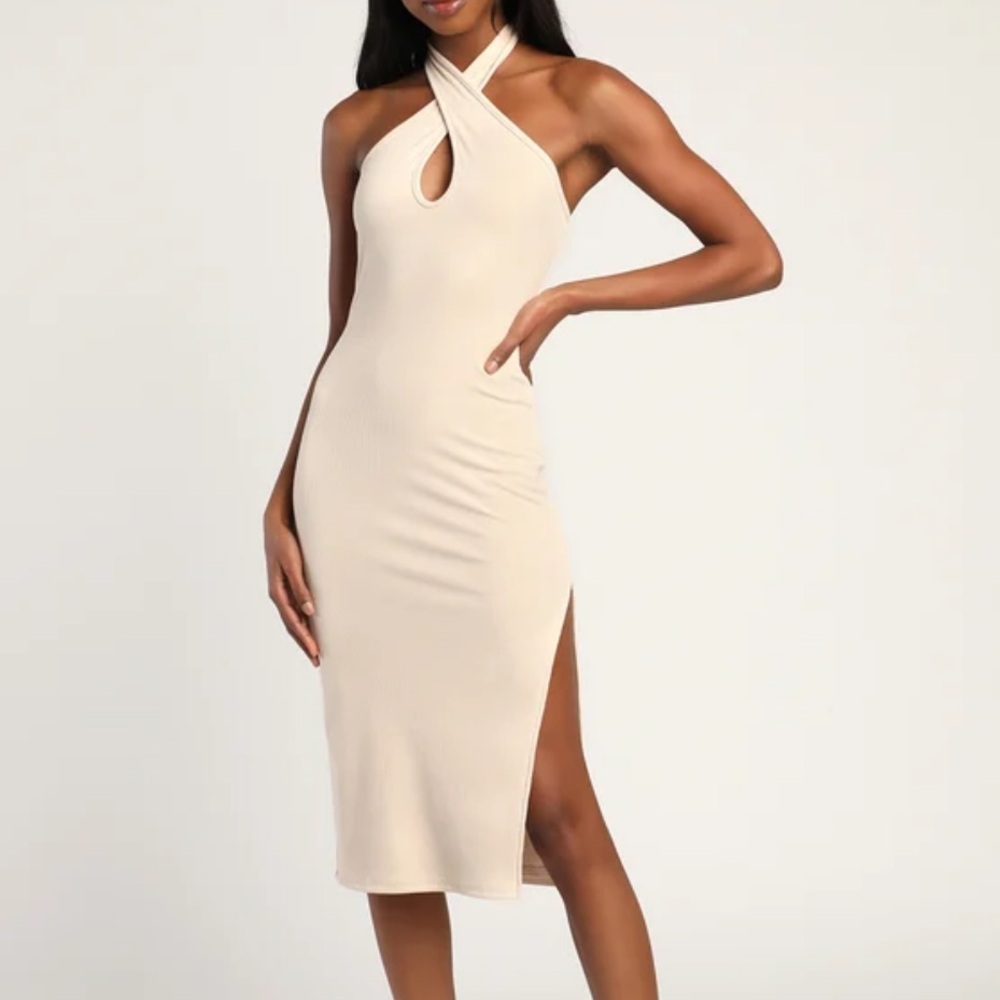 Lulu’s halter dress